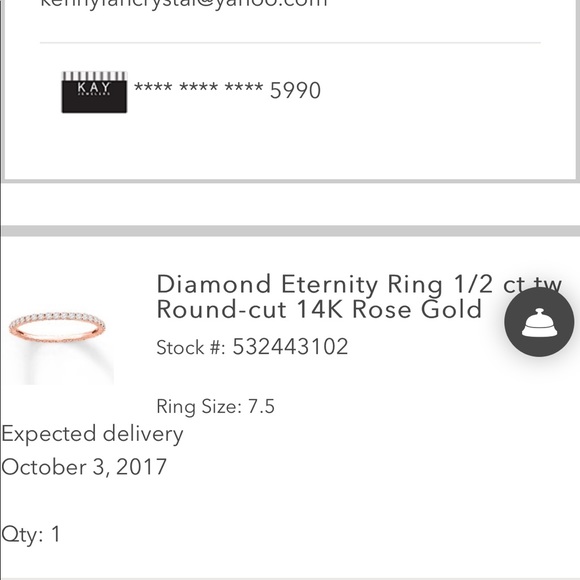 Diamond Eternity Band in Rose Gold - Picture 4 of 8